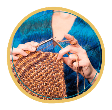 taller de agujas circulares